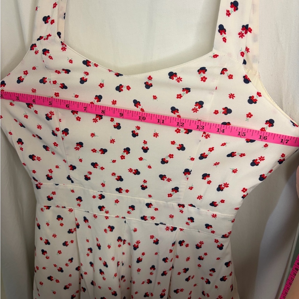 Disneys Lauren Conrad  Minnie Mouse women’s Cream fit & flare dress size 6 - Picture 5 of 10